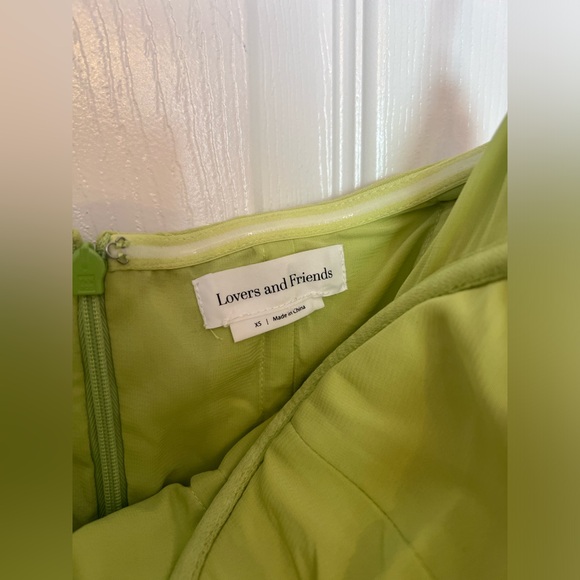 Lovers and Friends Hattie Gown in Green - Picture 6 of 7